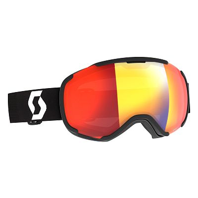 Превью Горнолыжная маска Маска горнолыжная SCOTT Faze II LS Mineral Black/White/Red Chrome (271815-7641341)